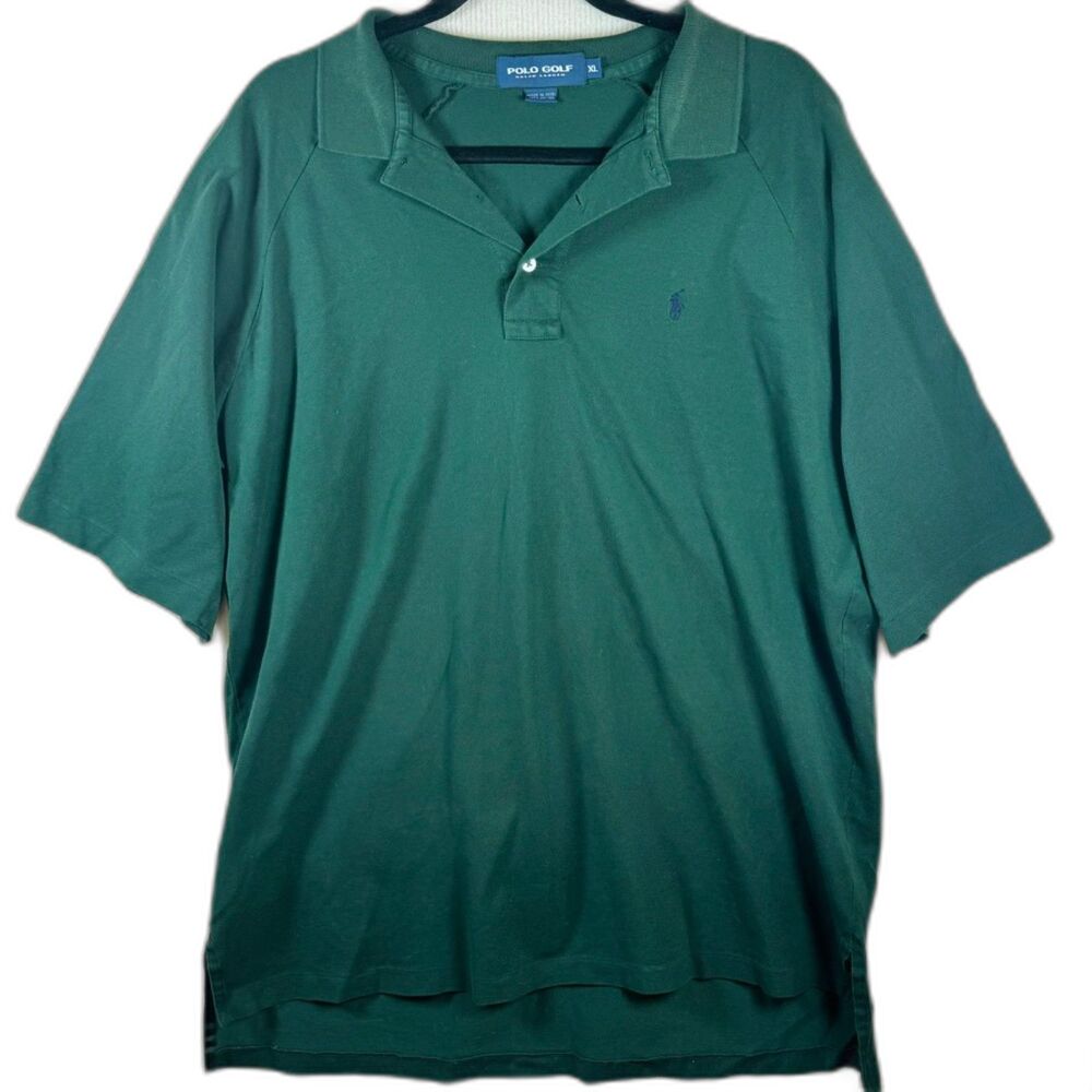 Polo Golf Ralph Lauren Polo Shirt XL Green 100% Cotton